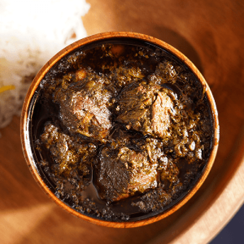  عکس خوراک قورمه سبزي با گوشت بره