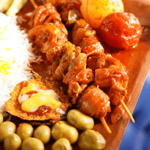  عکس خوراک کباب حسيني (200 کرم)